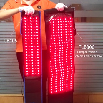 ADVASUN Nové LED LightNear Infračerveného a Červeného Svetla Terapia Pásu Zariadenia 660nm 850nm Veľké Podložky Nositeľné Zábal pre Úľavu od Bolesti
