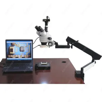 Formuloval Stereo Mikroskopom -AmScope Dodávky 3,5 X-90X Formuloval Stereo Mikroskopom s 54-LED Svetlo + 8MP Digitálny Fotoaparát