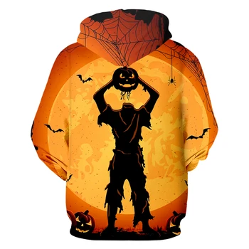 OGKB Módne Halloween Nové Rozbité Hlavy Zombie Zip Hoodies Kabát najpredávanejšie Veľkoobchod 6XL 3D Vytlačené Oblečenie