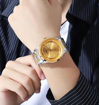 SKMEI Japan Quartz, Dátum, Týždeň Pánske Luxusné Hodinky z Nerezovej Ocele, Remienok Nepremokavé náramkové hodinky Relogio Masculino 1870