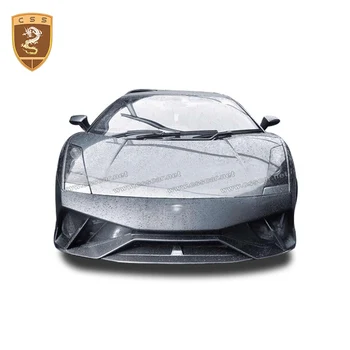 Carbon Fiber Predný Nárazník Pery Spojler Prípade pre Lamborghini Gallardo Kupé Kabriolet LP550 LP560 LP570 08-12
