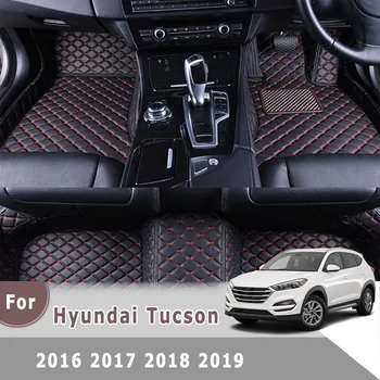 Pre Hyundai Tucson 2018 2017 2016 Pravej Strane Jednotky RHD Auto Podlahových Rohoží, Auto Doplnky, Kožené Koberce, Koberec Auto Styling
