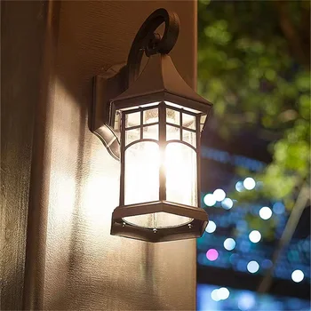 OUTELA Vonkajšie Svetlo LED Sconces Nástenné Svietidlá Klasická Vodotesný pre Retro Domov Balkón Dekorácie