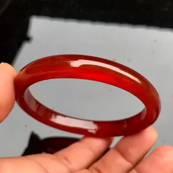 Zheru šperky prírodné vysoký ice achát chalcedony červená 54 mm-64mm náramok elegantné princezná náramok najlepší darček