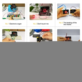 Mikro:Bit Starter Learning Kit Pre Deti Bbc Micro-Bitové Dosky Grafické Programovateľné Kmeňových Hračky, Elektronické Stavebnice Pre 8+ Deti S 23