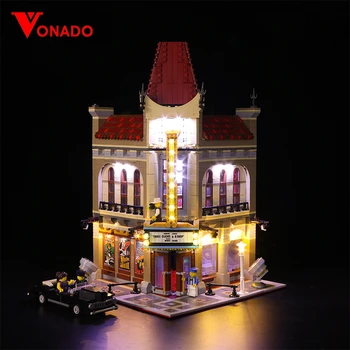 Led svetlo nastaviť pre 10232 Grand Opera House mesto série bloky model 15006 rozsvieti váš hračky(len Ľahké nastavenie,č bloky)