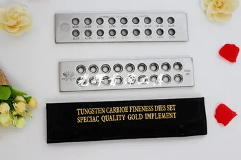 Plavidlá šperky nástroj s Drôt Čerpať Doska 20 Otvory Karbid Volfrámu Drôt Drawplate 9.0-11.0 mm 11.10-13,0 mm
