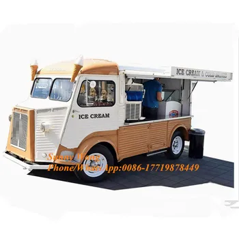 Klasický Komerčný Kávy Bubble Tea Hot Dog Food Truck Mobile Kuchyňa Vonkajšie Potravín Košík na Predaj