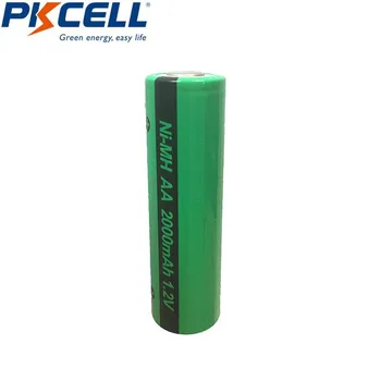 16Pcs Pkcell NI-MH AA 1.2 V, Batéria Nabíjateľná Priemysel kontakty batérie 2000mAh Priemyselné Package Byt S 4Pcs Batérie Poľa