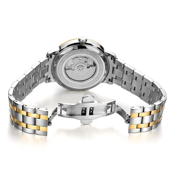 MEGIR Pôvodné Automatické Mechanické Hodinky Mužov z Nehrdzavejúcej Ocele Pánske Hodinky Značky Luxusných Obchodných náramkové hodinky Muž Náramkové hodinky
