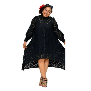 Africké Šaty pre Ženy Zamatové Tričko Šaty Dashiki Boubou Župan Africain Femme Abaya Dubaj Dlho Kaftan High-Low Šaty Marockej