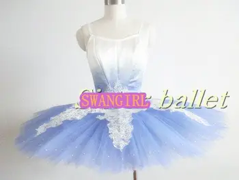Blue bird klasický balet tutu spánku krásy professional balet kostýmy dievčatá labutie jazero balet tutu whiteSB0029