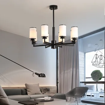 Postmoderných Americký obývacia izba luster severnej európy lampa sklo, spálne, jedálne, domáce dekorácie Luster