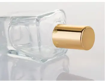 15ML Číre Sklo Esenciálny Olej Navi Fľaše Aromaterapia Parfumy Pery Balms Prejdite Na Fľaše s Zlata, Striebra Spp SN1062