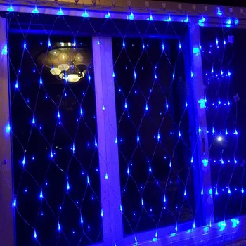 4x6m 750leds Vianočné Led Čisté Svetlo Nový Rok Garland Vonkajšie Nepremokavé String Krytý Opony Lampa Krajiny Osvetlenie