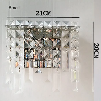 Moderné Crystal Kovových Stien Sconce Domova Európe Štýl Krytý Nástenné Svietidlo Kúpeľňa Zariadenie Márnosť Spálňa Dedside Osvetlenie WL254