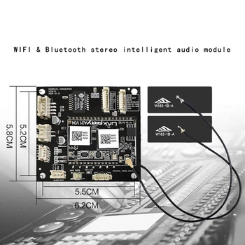 Wifi Bluetooth 5.0 Modul USB Bezdrôtový Prenos Wifi Modul Smart Stereo Audio Modul pre Spotify Airplay 2.4 G DLNA