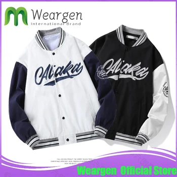 Weargen Baseball jednotné mužov na jar a na jeseň letu bunda pánske jarné bundy pár Japonských príliv značky mužov 2001