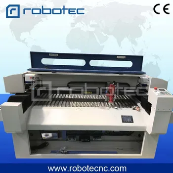 Čína výrobcu 4*8 metrov dvojité hlavy dvojitú funkciu-laserové rezanie kovov stroj woo akrylového skla rytie stroj