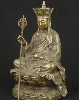 Dekorácie bronz pôvodných predajní Čistej Mosadze Vypracovať Čínskej Starej Mosadze Zberateľské Handwork Sochu Budhu