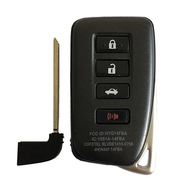 CN05Aftermarket 4 Tlačidlo Lexus Smart Key Na roky 2013-2018 Rok Model S PN 89904-06170 HYQ14FBA (G Board – 0020)