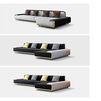 Nordic textílie pohovka kombinácia vymeniteľný a umývateľný moderný minimalistický domov malý byt obývacia izba rohu svetlo luxus