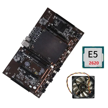 X79 H61 BTC Baník Doske LGA 2011 DDR3 Podporu 3060 3070 3080 Grafická Karta s E5 2620 CPU a Chladiaci Ventilátor