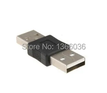 500pcs vysokej kvality Male USB na male USB Adaptér Konvertor