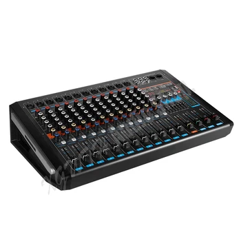 750W +750W 12 Kanál Bluetooth Audio Zosilňovač Mixér USB 99 DSP Digitálne Efekty DJ Mixing Console nahrávacieho Zariadenia