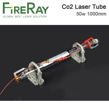 Fireray 50W Co2 Sklo Laserové Trubice 1000mm Glass Laser na Čítanie pre CO2 Laserové Gravírovanie Rezací Stroj Označenie Častí Zariadení