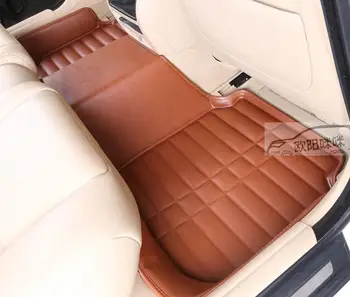 CHOWTOTO Špeciálne Podlahové Rohože Pre Ford Ecosport Nosenie-Odolávanie Odolné Kožené Koberec Pre Ecosport