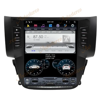 4+128 GB Android 9 Pre Nissan Sylphy 2012+ Tesla Štýl Auta GPS Navigácie Carplay Vedúci Jednotky Multimediálny Prehrávač Rádio Žiadne DVD Prehrávač