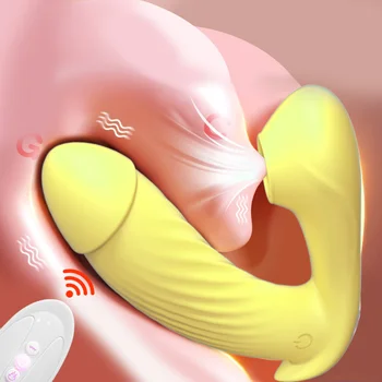 Bezdrôtové Diaľkové Vibrátor Nositeľné Sania Kúrenie Vibrátory G Mieste Stimulátor Klitorisu Vaginálny Orgazmus Dildo sexuálnu hračku pre Ženy