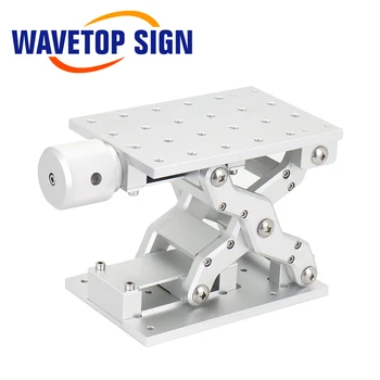 WaveTopSign 1D Pohybujú pracovný stôl 150x100x75mm Tabuľka Prenosné Skrinky Prípade DIY Časť pre Laserové Značenie Stroj