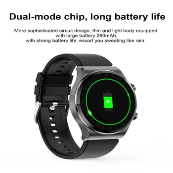 T41 Bluetooth Smart Hodinky Muži Ženy Plne Dotykový Hovor Prehrávač Hudby Srdcovej Frekvencie Fitness Tracker Náramok Športové Nepremokavé Smartwatch