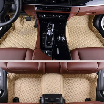Dobrá kvalita! Vlastné špeciálne auto podlahové rohože pre Volkswagen Golf 6 7 2019-2008 nepremokavé auto koberce pre Golf,doprava Zdarma
